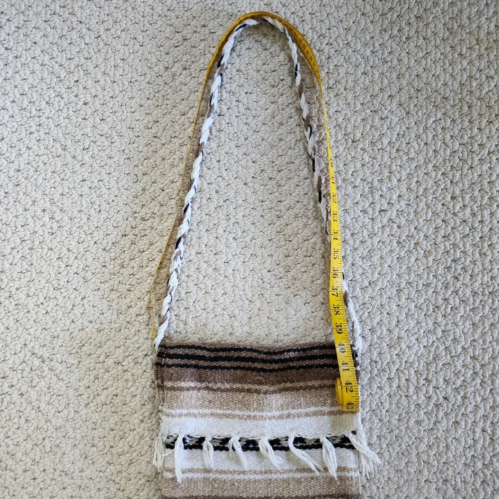 VTG Hippie Style Textile Woven Bag Boho